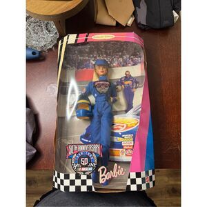 NIB Vintage 1998 Nascar Mattel 50th Anniversary Edition Barbie